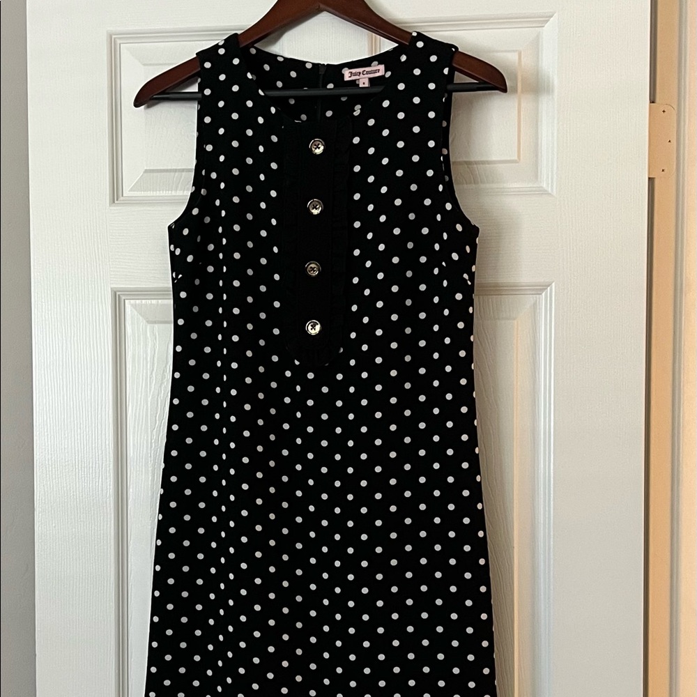 Juicy Couture Black Polka Dot Dress